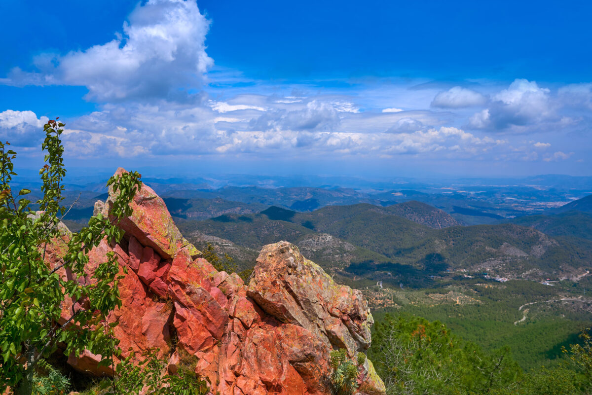 Espadan Sierra peak in Castellon Spain