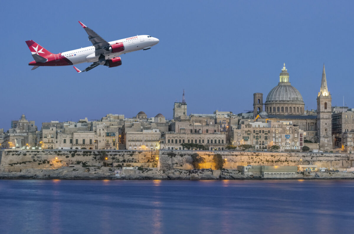 Valletta,Malta,Historic city waterfront.